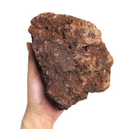 溶岩石 レッド 50-150mm 7kg以上